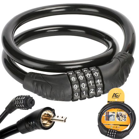 Bicycle safety lock lock cable code four-digit cipher