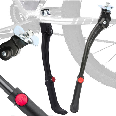 Bicycle stand foot adjustable bicycle foot aluminium lateral