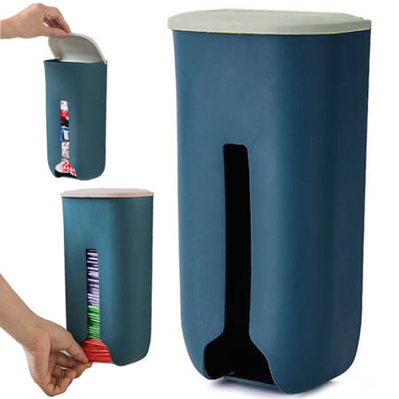 Bin for carrier bags kitchen bag organiser for the wall