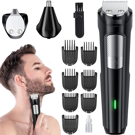 Body hair trimmer nose hair shaver set 3 heads