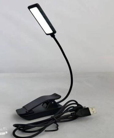 Book reading light usb night light with clip healthy for eyes 9 led