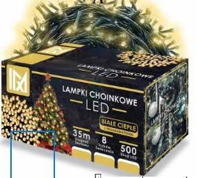 CHRISTMAS LIGHTS 500 LED WARM (40)