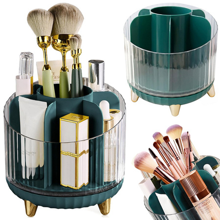 Cosmetics organiser jewellery rotary 360 for make-up brushes casket