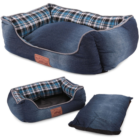 Dog bed cat bed with cushion cot l