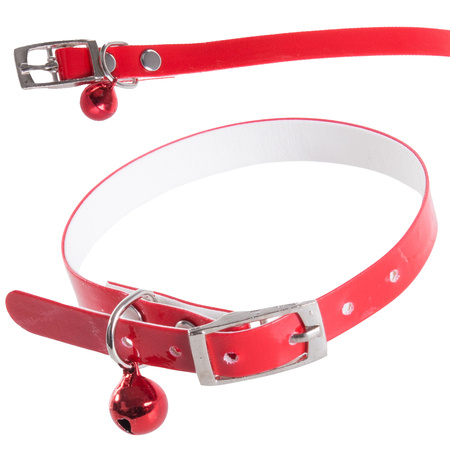 Dog cat collar with bell adjustable