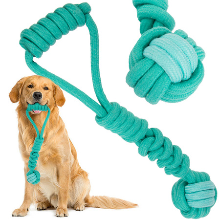 Dog toy chew tug rope strong long