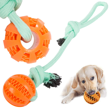 Dog toy chew tug rope strong long