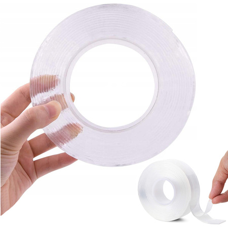 Dual transparent nano tape 3m