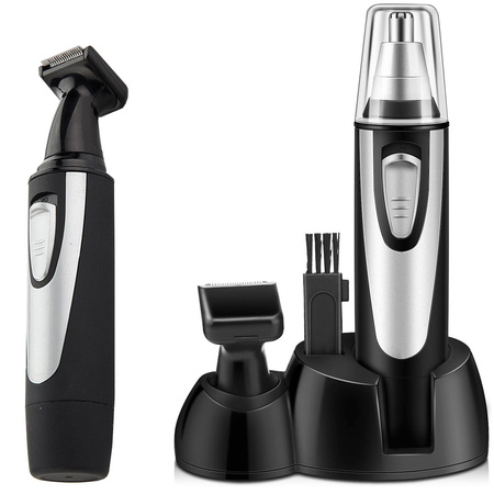 Ear nose trimmer ear hair remover beard styling shaver 2in1