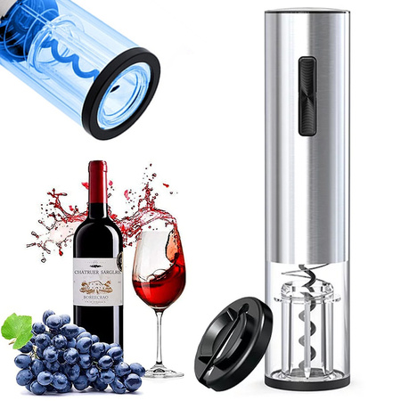 Electric corkscrew wine opener led usb