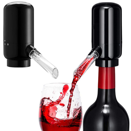 Electric wine dispenser led funnel pump liquid