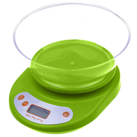 Electronic kitchen scales with bowl 5kg lcd