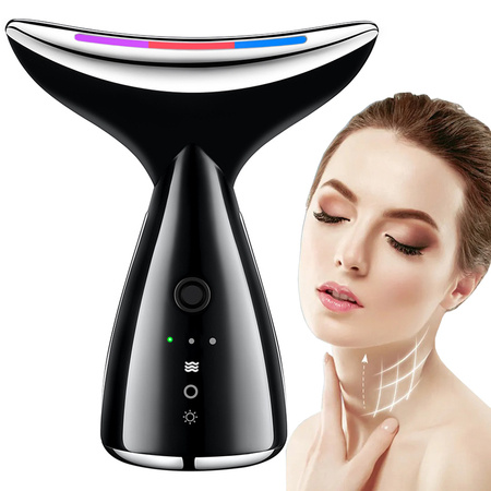 Ems lifting neck and face firming massager