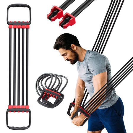 Exercise expander 5 resistance bands for fitness