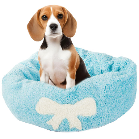 Fluffy dog bed cat bed soft 50cm