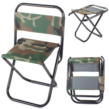 Folding fishing chair tourist backrest