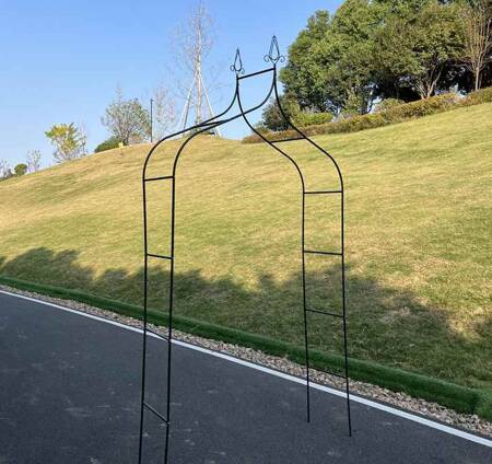 Garden pergola flower support for climbing plants arch for roses decorative metal