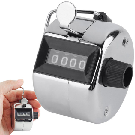Hand clicker mechanical pedometer counter