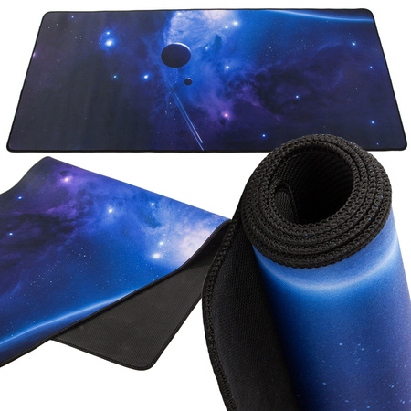 Large office mousepad cosmos stars in the world 90x40