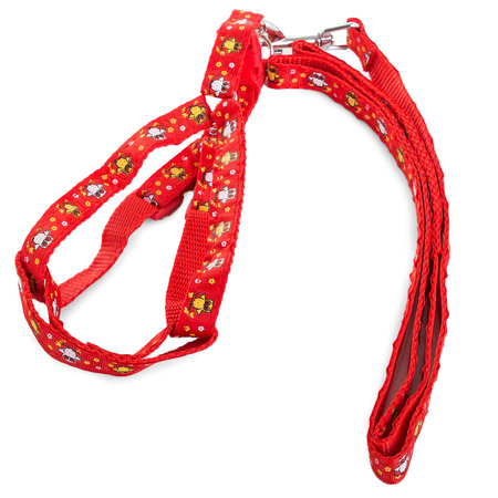 Leash with harness dog cat rabbit r1,5
