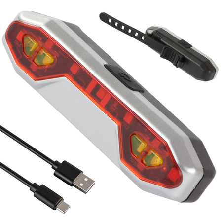 Led bicycle rear light usb strong rear for bicycle