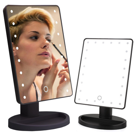 Led make-up mirror for cosmetics