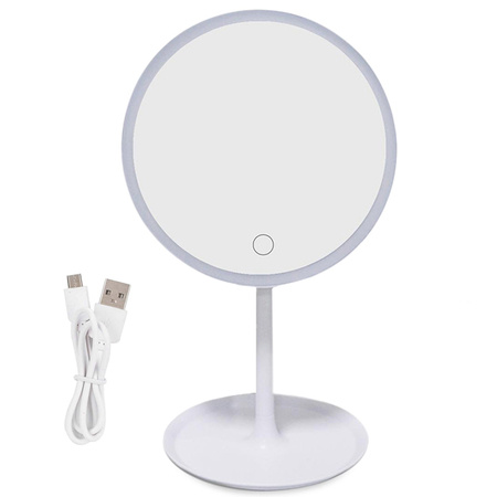 Led make-up mirror for cosmetics