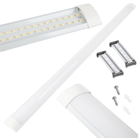 Led surface-mounted luminaire 120cm 28w