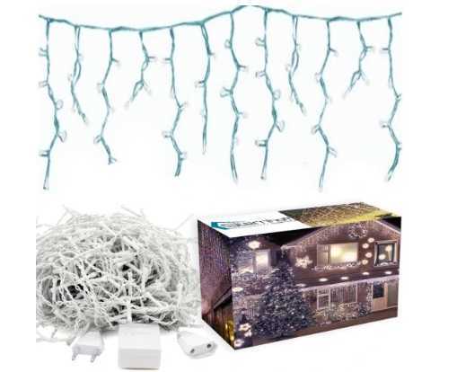 Light curtain 300 led cold white 10m combined christmas tree lights garland