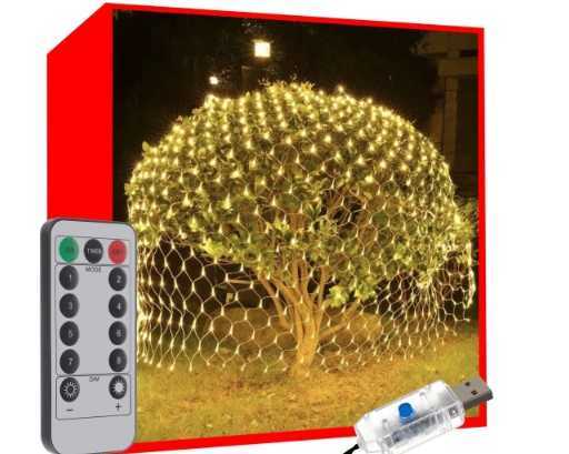 Light screen curtain 160led christmas lights usb pilot white white 2x2.6m