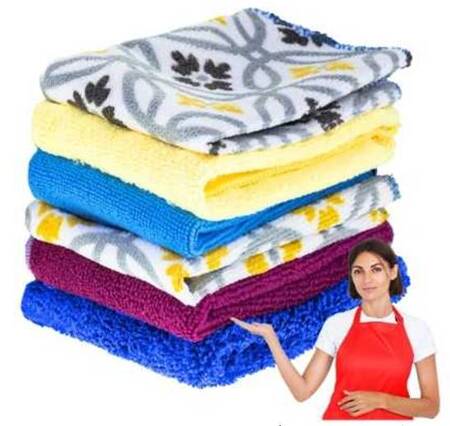 MICROFIBER CLOTHS 6 PCS 30X30 (100)