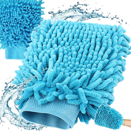 MICROFIBER GLOVE 19X14 BLUE (480) GAB_A