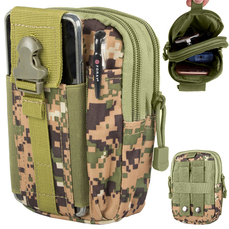 Military tactical molle belt pouch