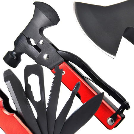 Multitool multifunctional tool 17in1 survival hammer chopper combiners