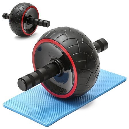 Muscle training roller wheel + mat