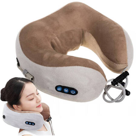 Neck massager soft travel cushion for car aeroplane
