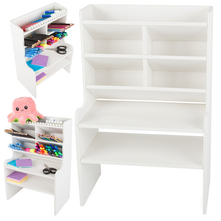 Organiser desk cabinet shelves bookcase