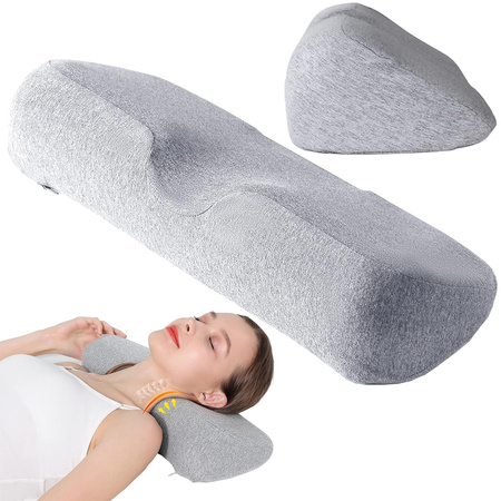 Orthopaedic sleeping pillow moulded foam ergonomic support