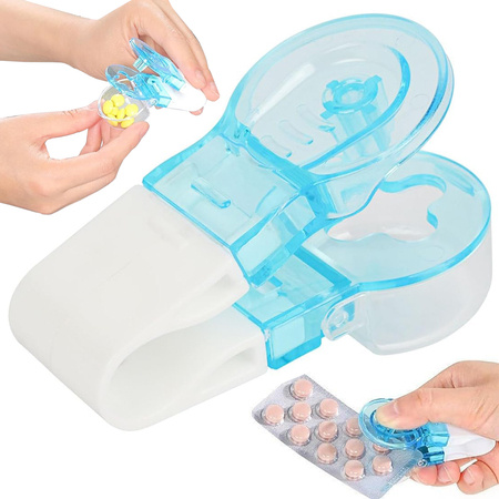 Pill remover for squeezing pills out of packs