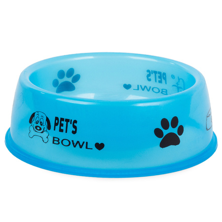 Plastic bowl for dog cat water stall 0.6l