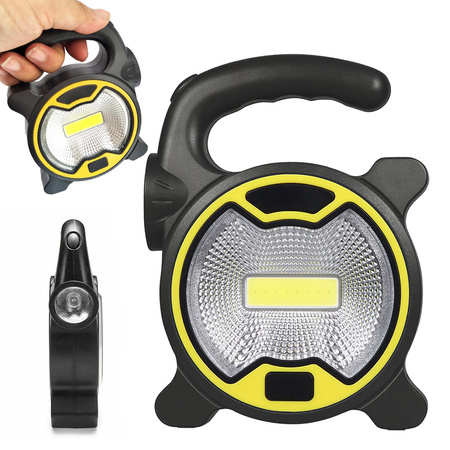 Powerful led cob workshop torch with handle