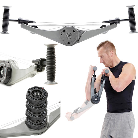 Resistance training expander for fitness training