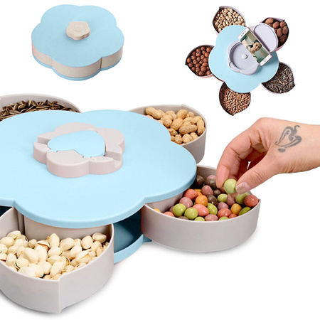 Rotary candy jewellery organiser container