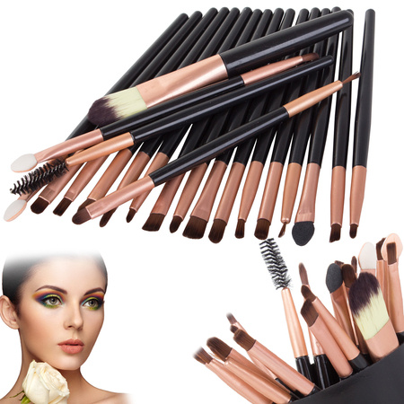 Set of professional make-up brushes 20 pieces