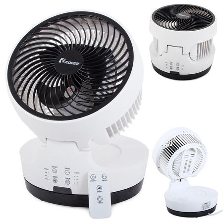 Silent desk fan + remote control