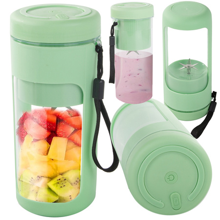 Smoothie blender portable usb cordless ice shredder lanyard