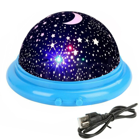 Star projector night light sky round led