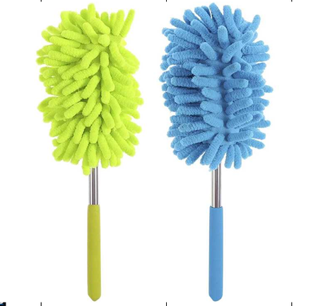 TELESCOPIC MICROFIBER BRUSH GREEN (500) GAB_A