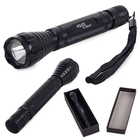Tactical led torch lanyard battery operated 10w