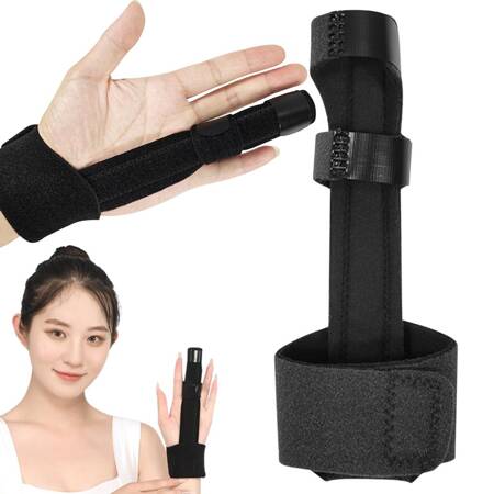 Toe stabiliser fabric wrist brace with velcro strap